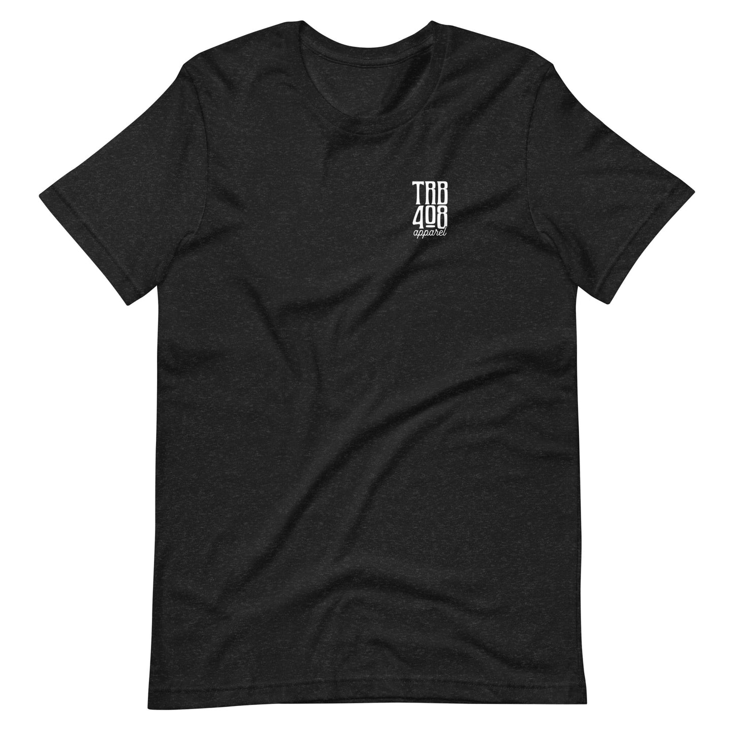 Black short sleeve YHWH Flag Tee, Front, Christian Apparel