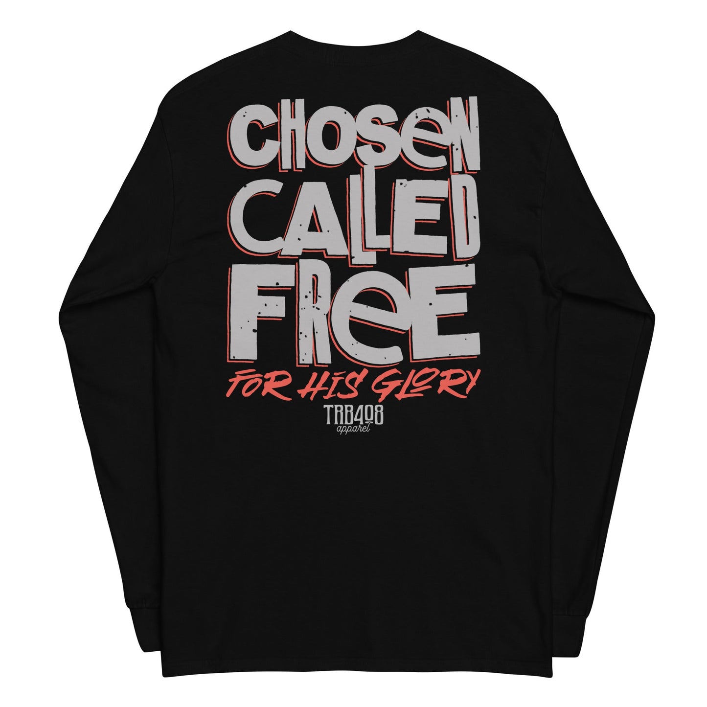 Black long sleeve CCFG Tee, Back, Christian Apparel