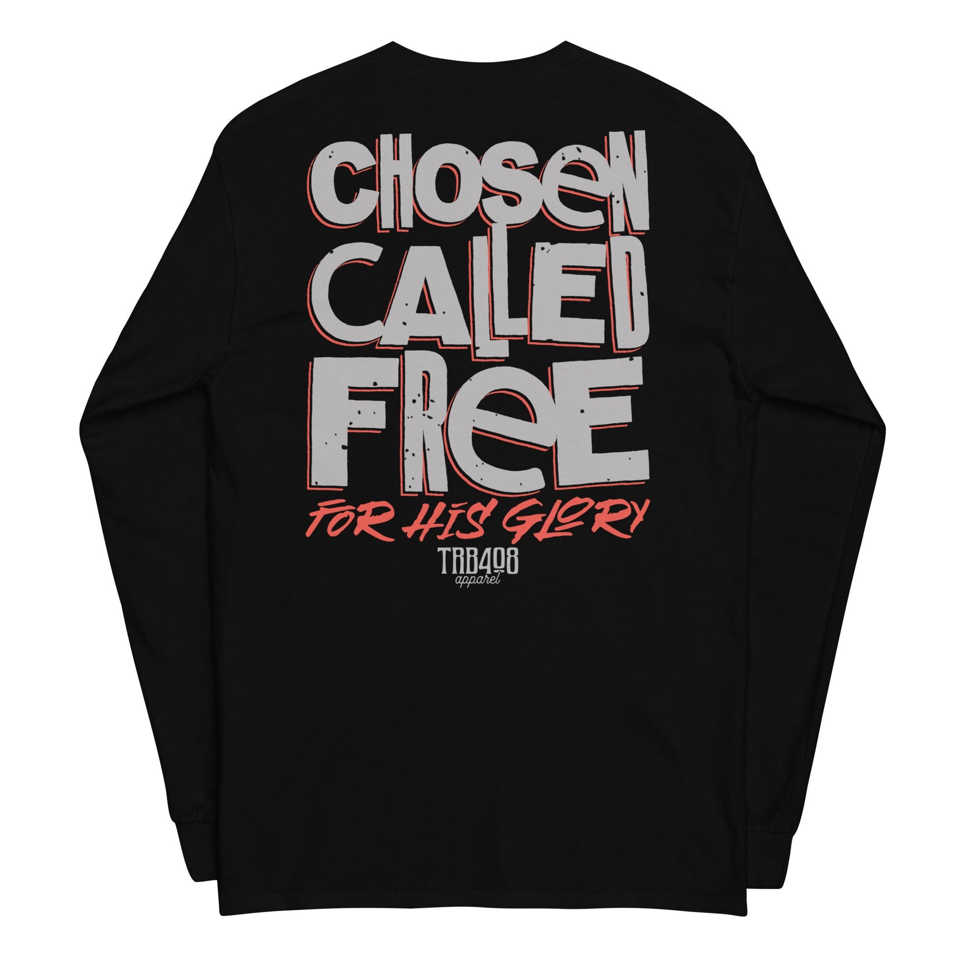 Black long sleeve CCFG Tee, Back, Christian Apparel