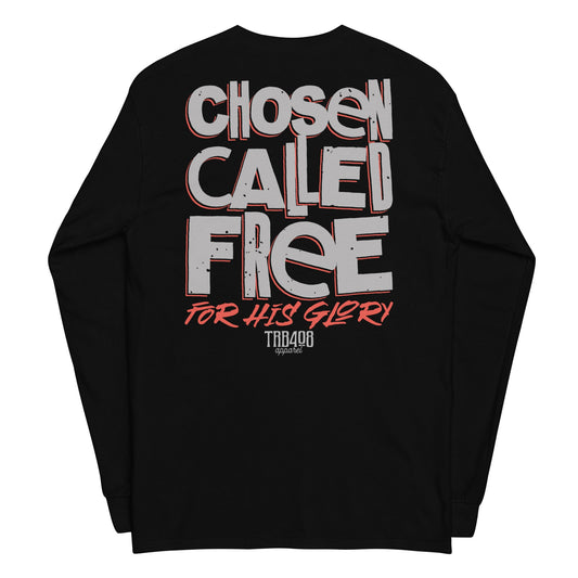 Black long sleeve CCFG Tee, Back, Christian Apparel