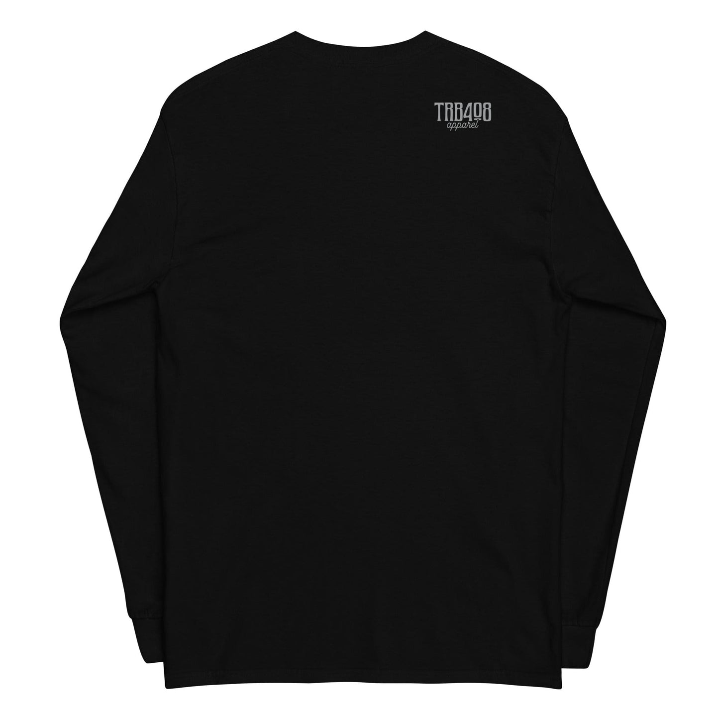 Black long sleeve Chosen Tee, Back, Christian Apparel