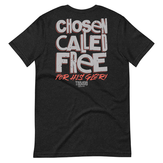 Black short sleeve CCFG Tee, Back, Christian Apparel