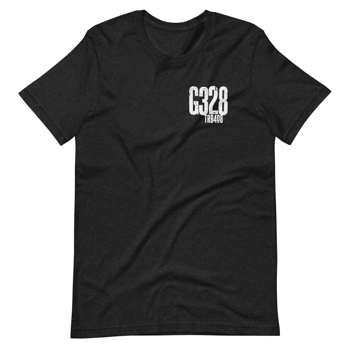 Black short sleeve G-Fam Tee, Front, Christian Apparel