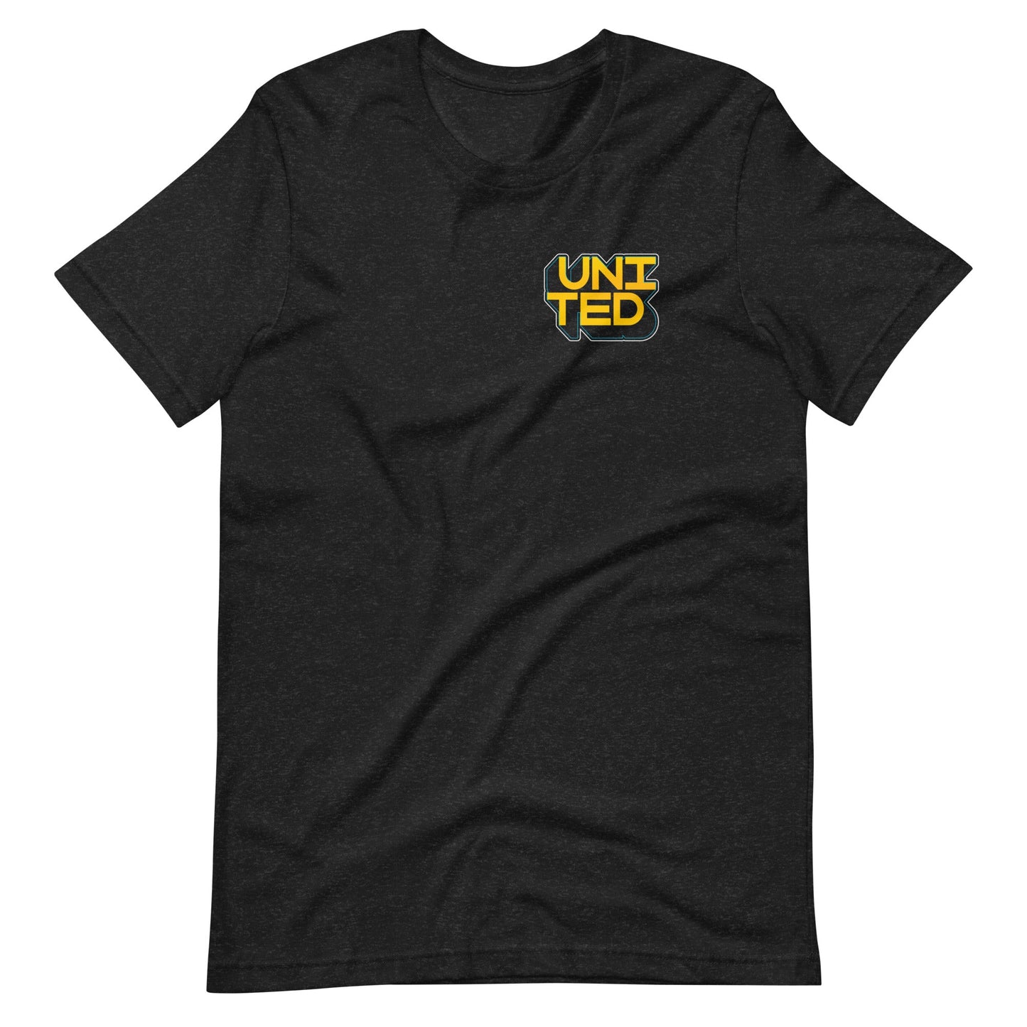 Black short sleeve United 3D Tee, Front, Christian Apparel