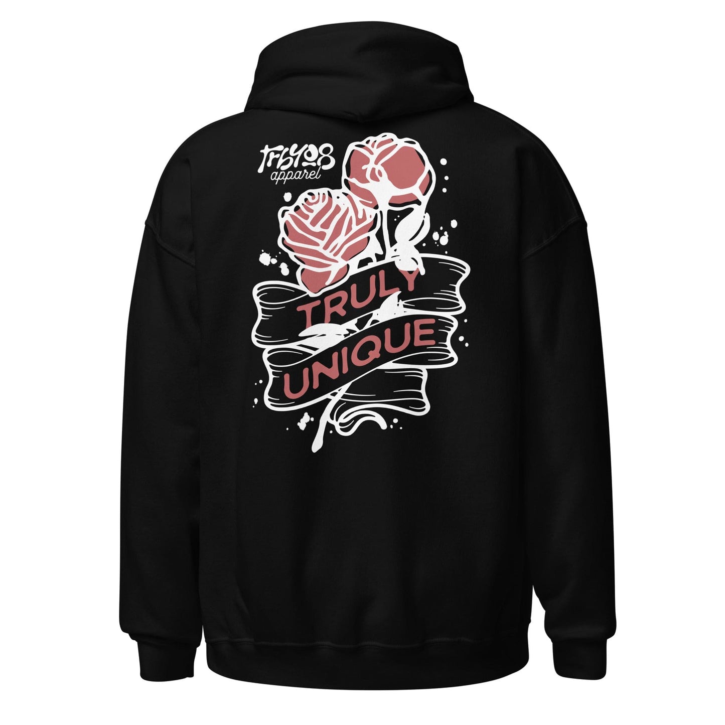 Black Unique Hoodie, Back, Christian Apparel