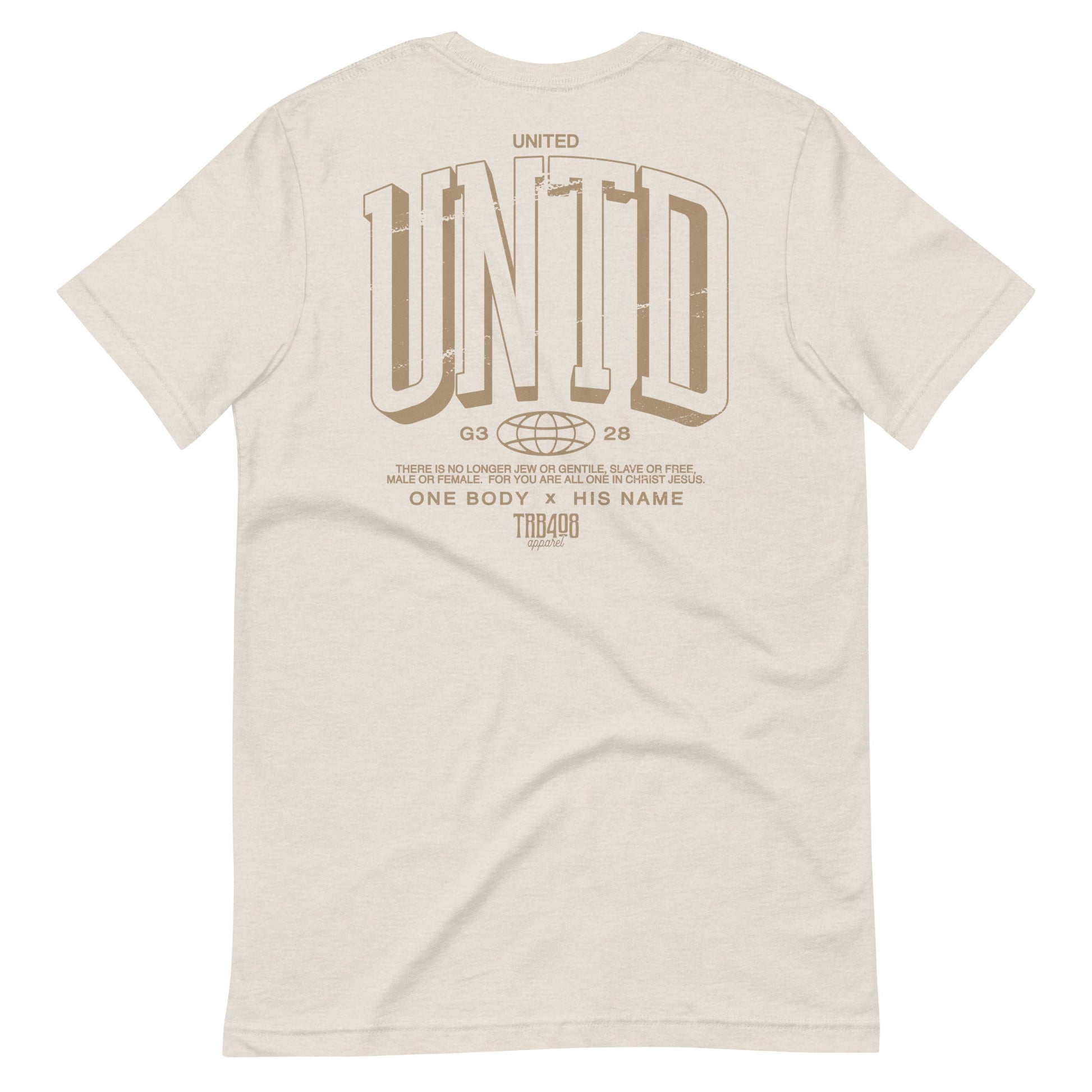 Dust short sleeve The Tall UNTD Tee, 
Back, Christian Apparel