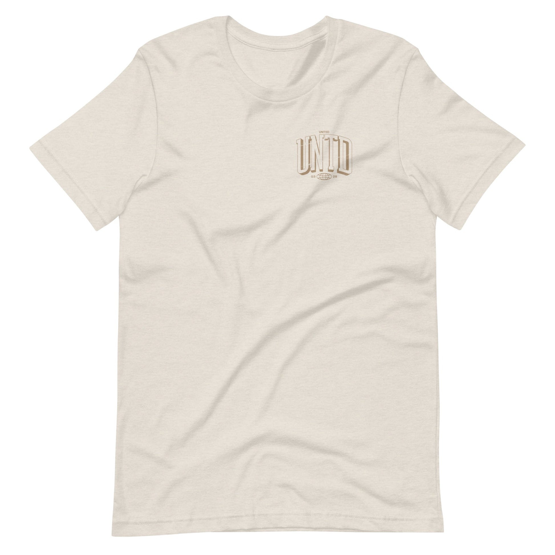 Dust short sleeve The Tall UNTD Tee, Front, Christian Apparel