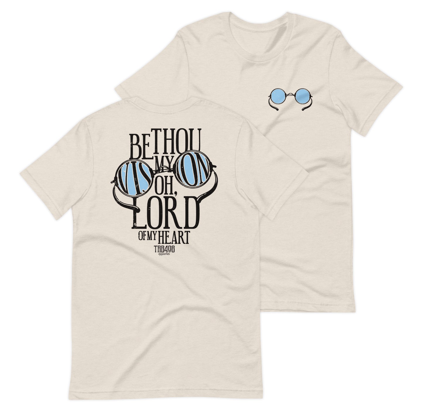 Dust short sleeve Vision Tee, Front and Back, Christian Apparel