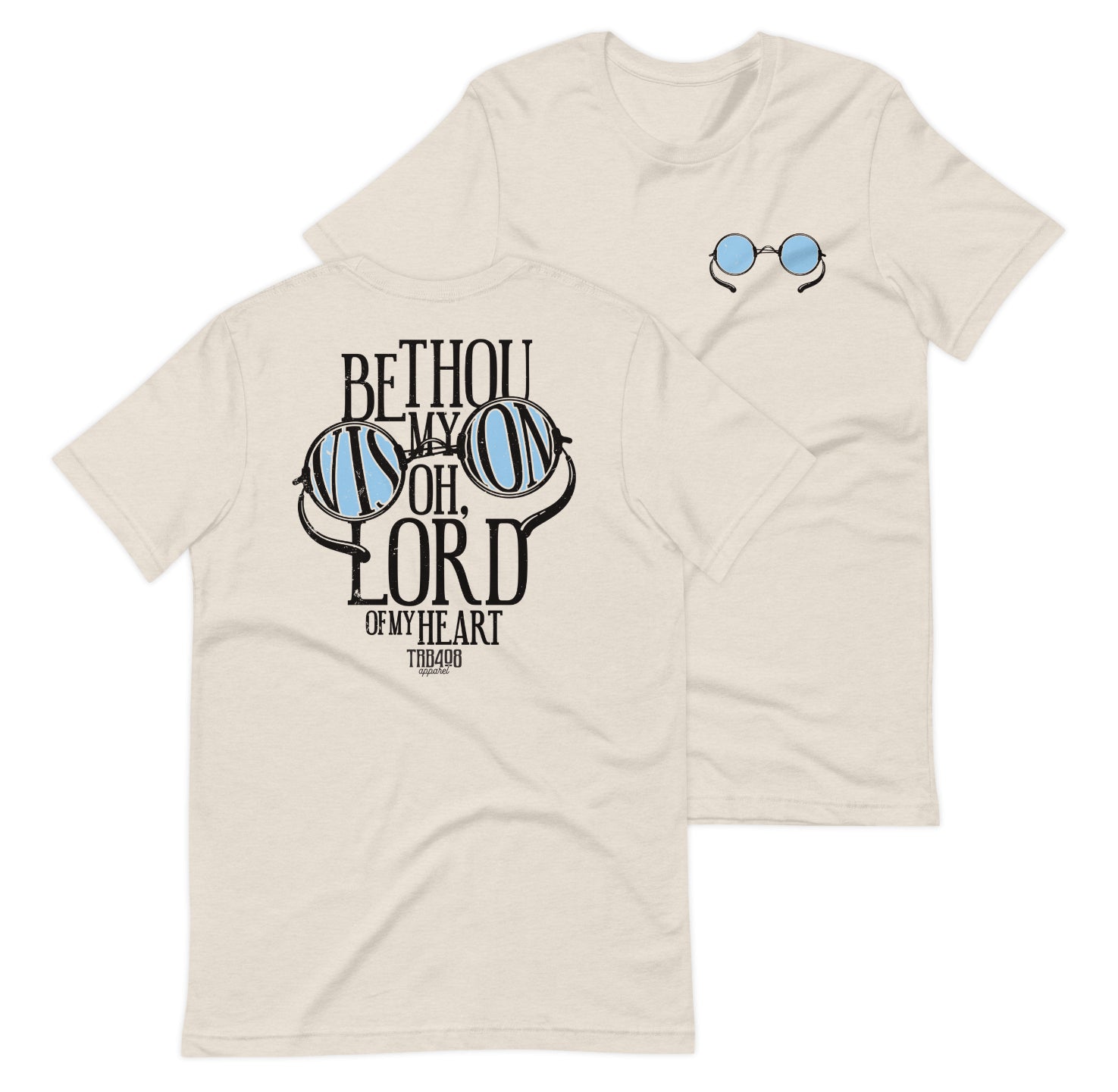Dust short sleeve Vision Tee, Front and Back, Christian Apparel
