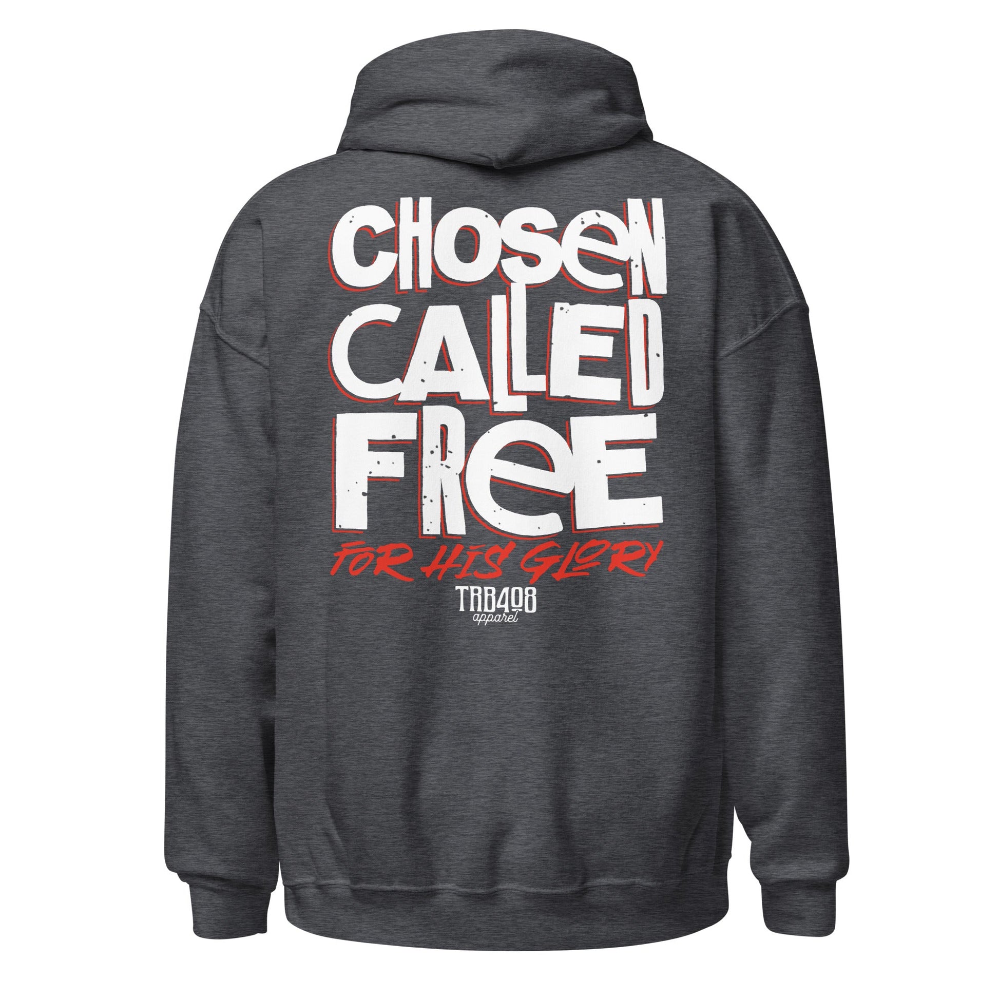 Gray CCFG Hoodie, Back, Christian Apparel