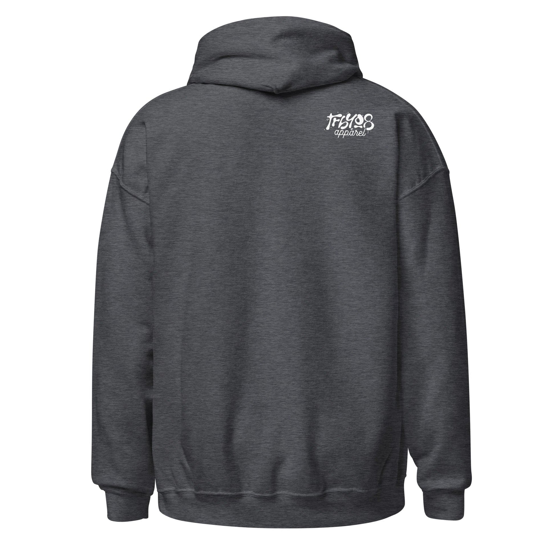 Gray Let's Go Hoodie, Back, Christian Apparel