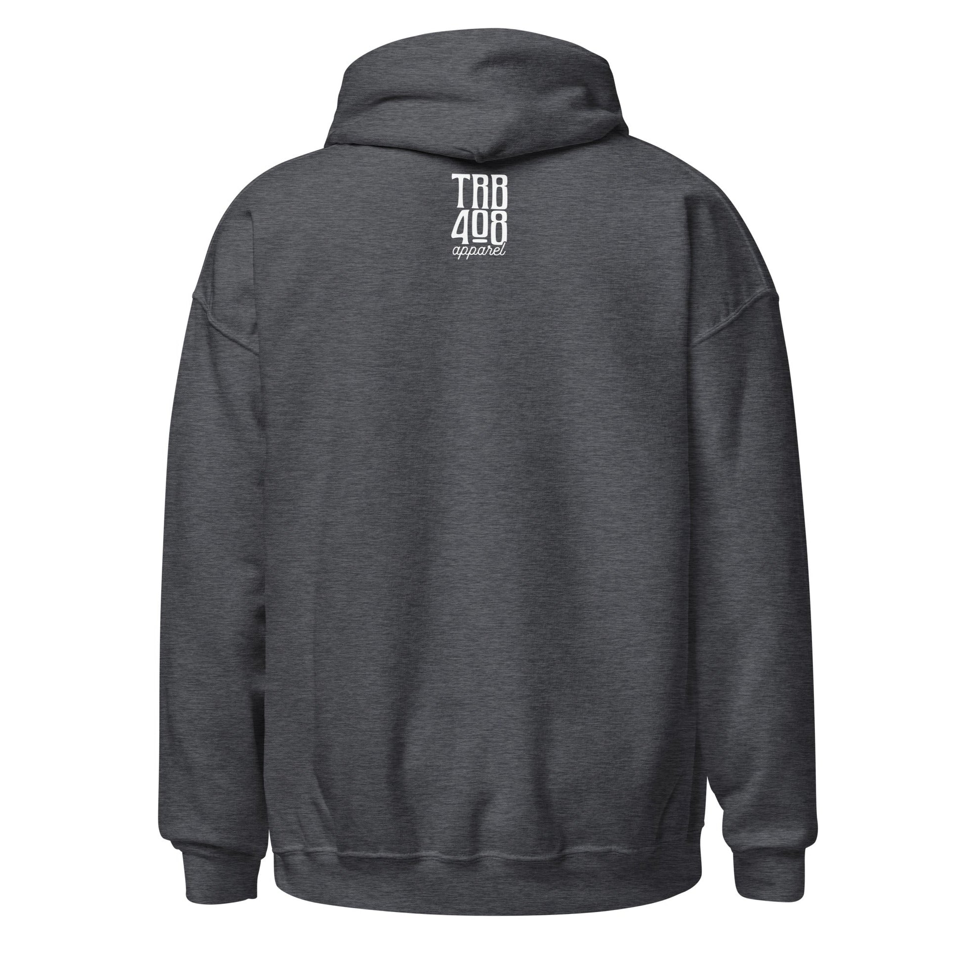 Gray Nothing Hoodie, Back, Christian Apparel