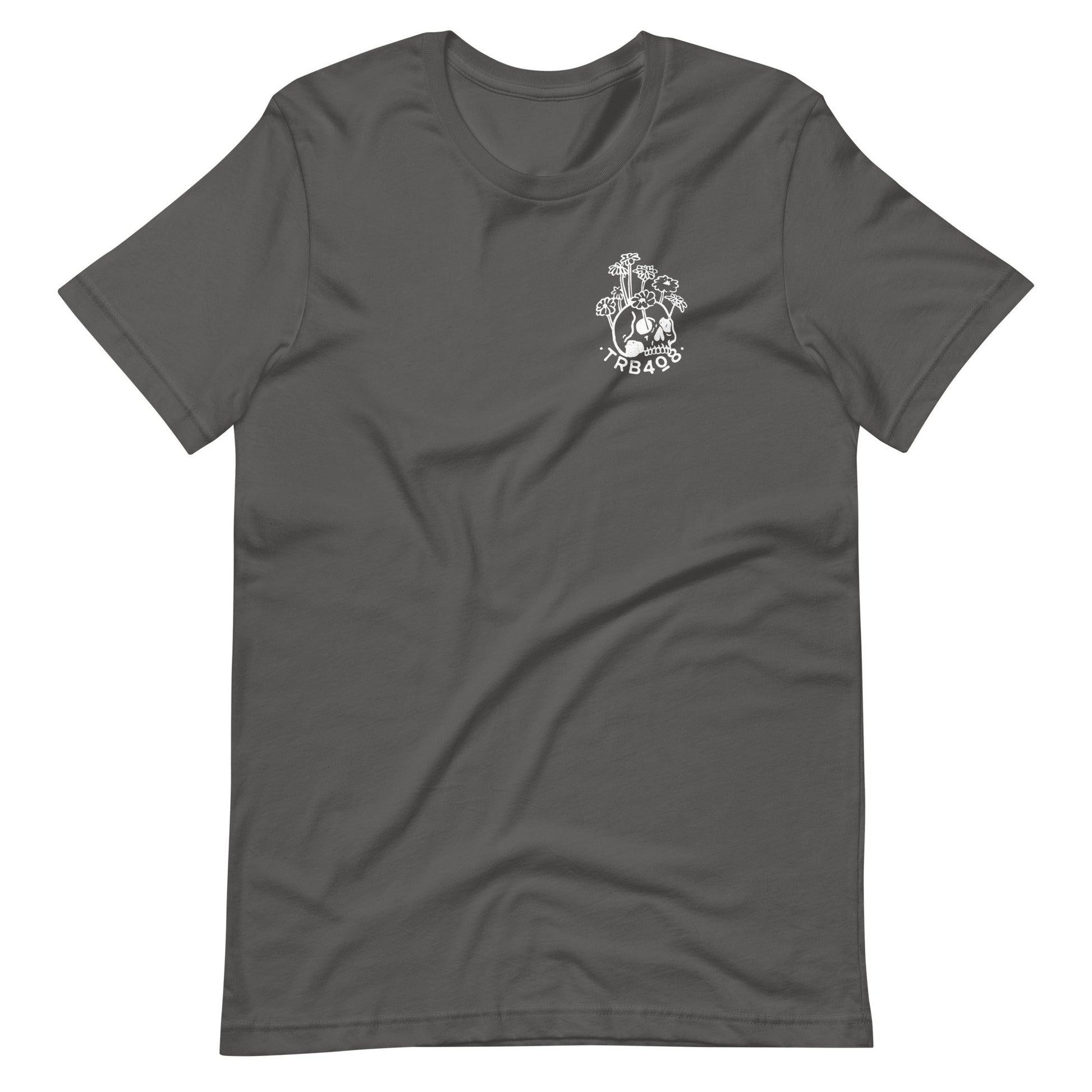 Gray short sleeve Brand New Creation Tee, Front, Christian Apparel