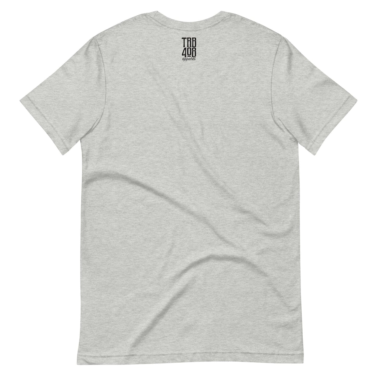 Light Gray short sleeve Tribe '28 Tee, Back, Christian Apparel