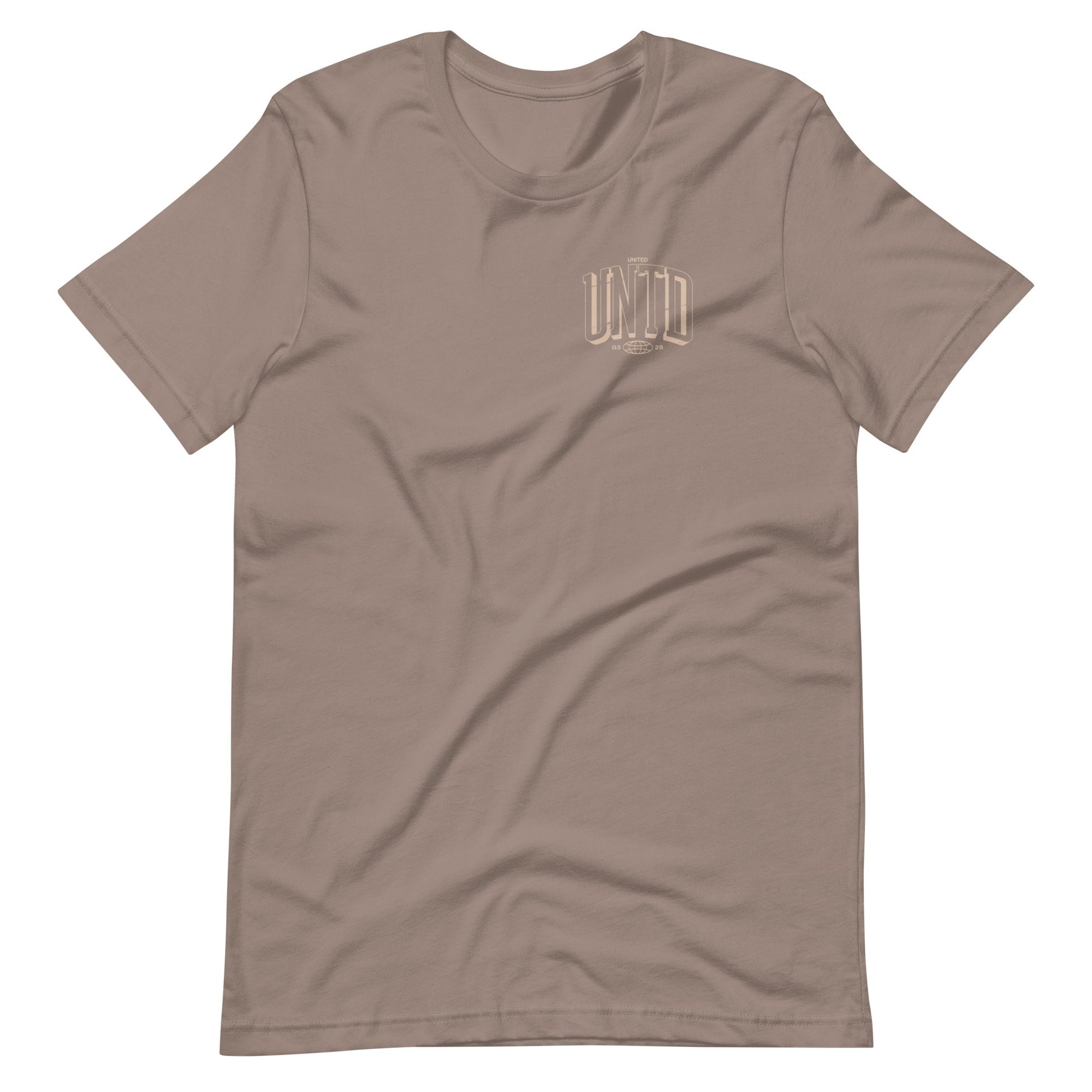 Pebble short sleeve The Tall UNTD Tee, Front, Christian Apparel