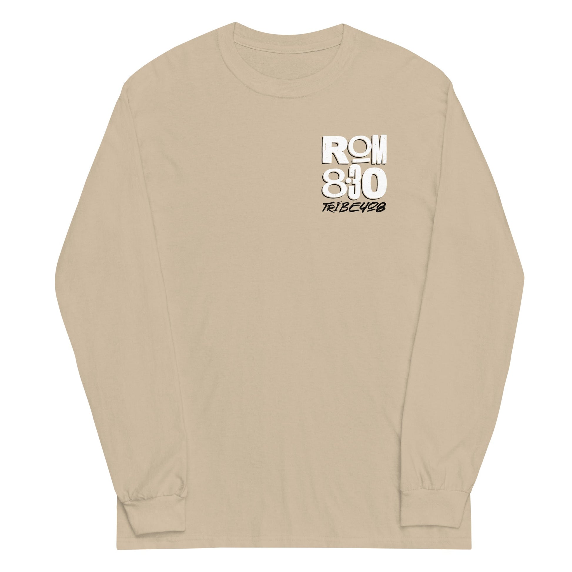 Sand long sleeve CCFG Tee, Front, Christian Apparel