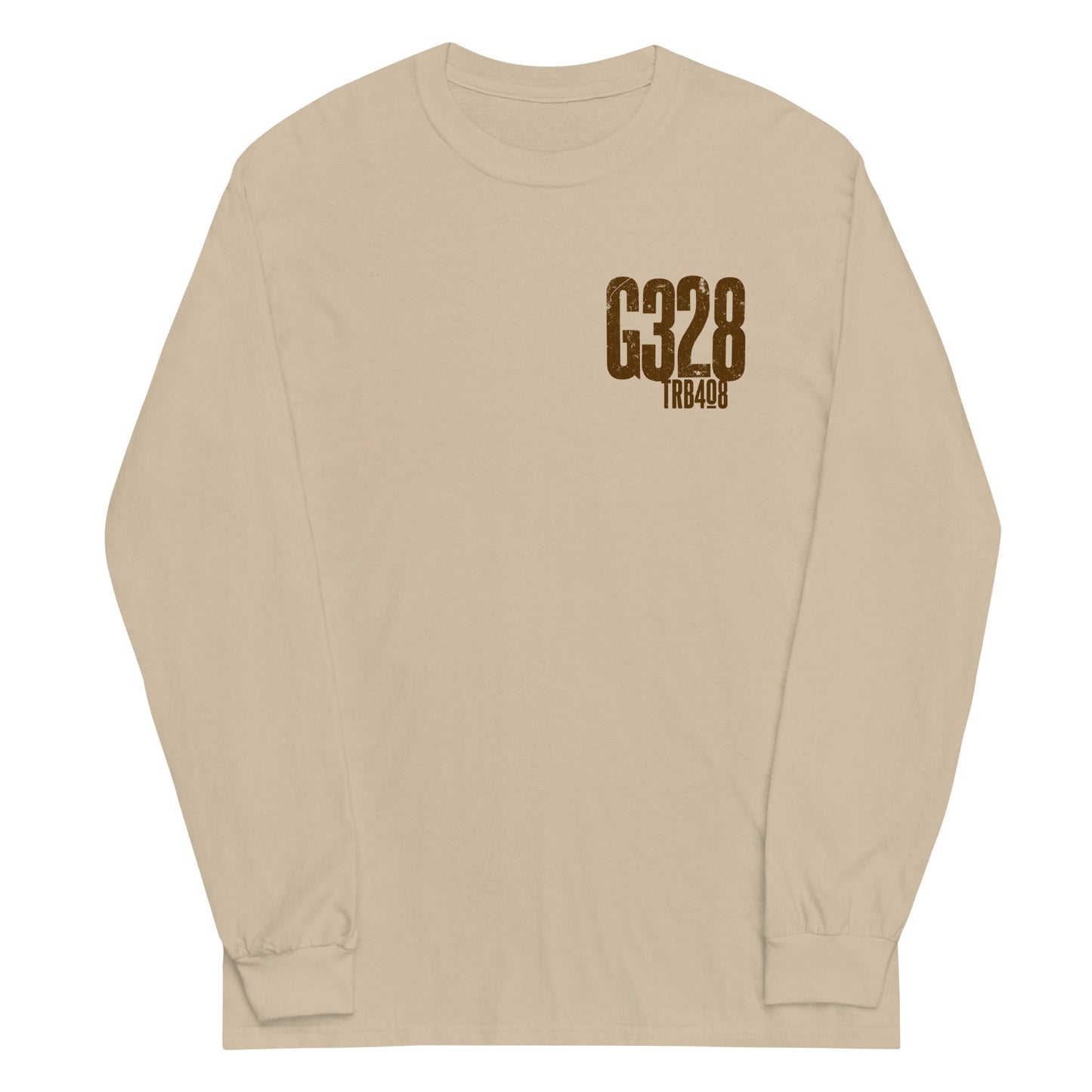 Sand long sleeve G-Fam Tee, Front, Christian Apparel