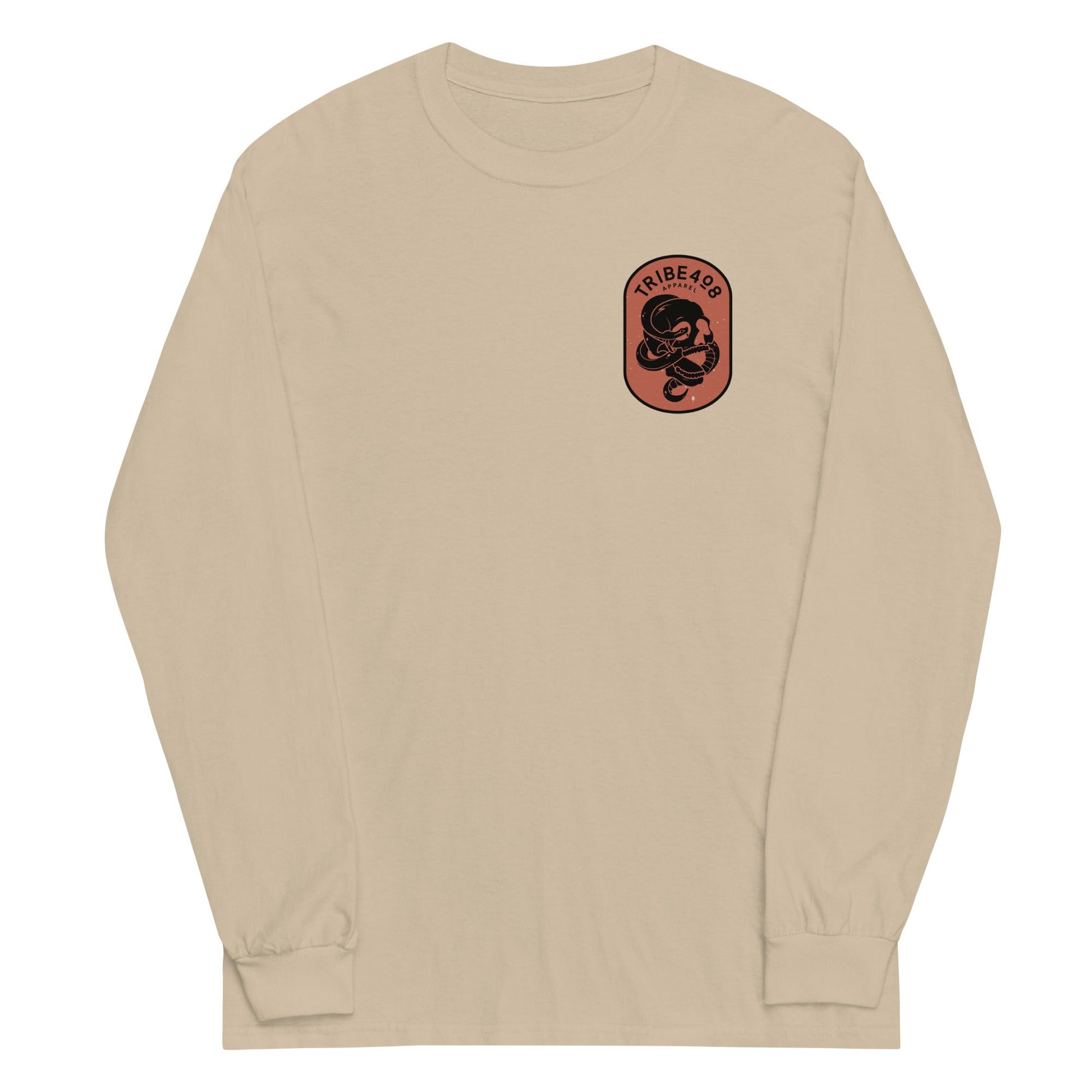 Sand long sleeve Victorious Tee, Front, Christian Apparel