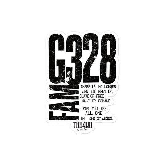 G-Fam Sticker, Front, Christian Apparel