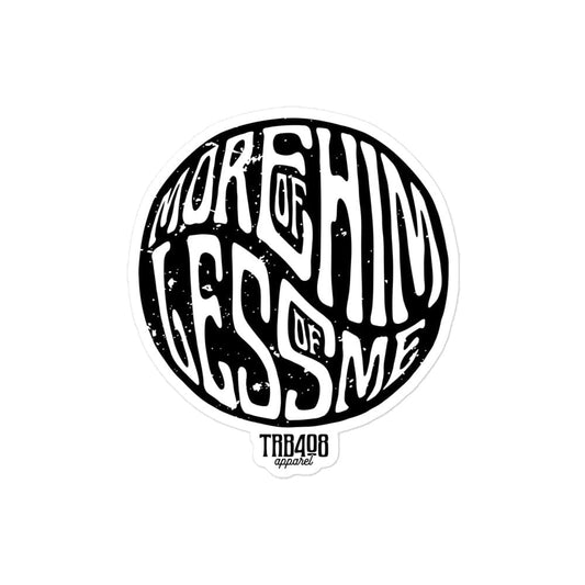 He Is Greater Sticker, Front, Christian Apparel