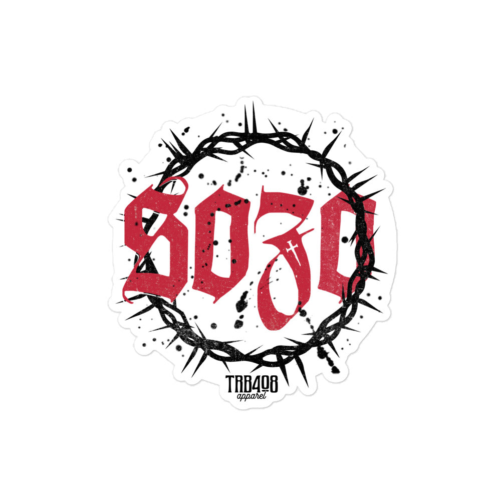 The Sozo Sticker, Front, Christian Apparel
