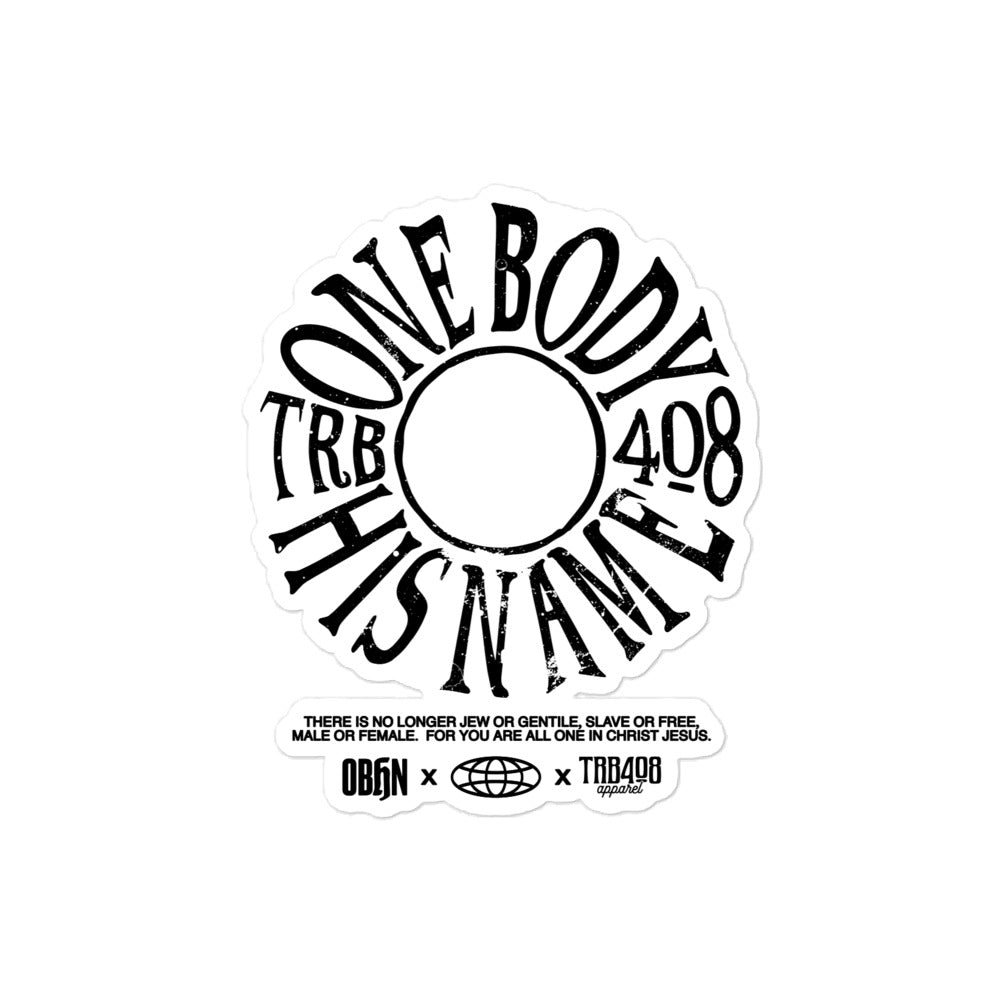 The TRIBE Sticker, Front, Christian Apparel