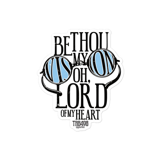 The Vision Sticker, Front, Christian Apparel