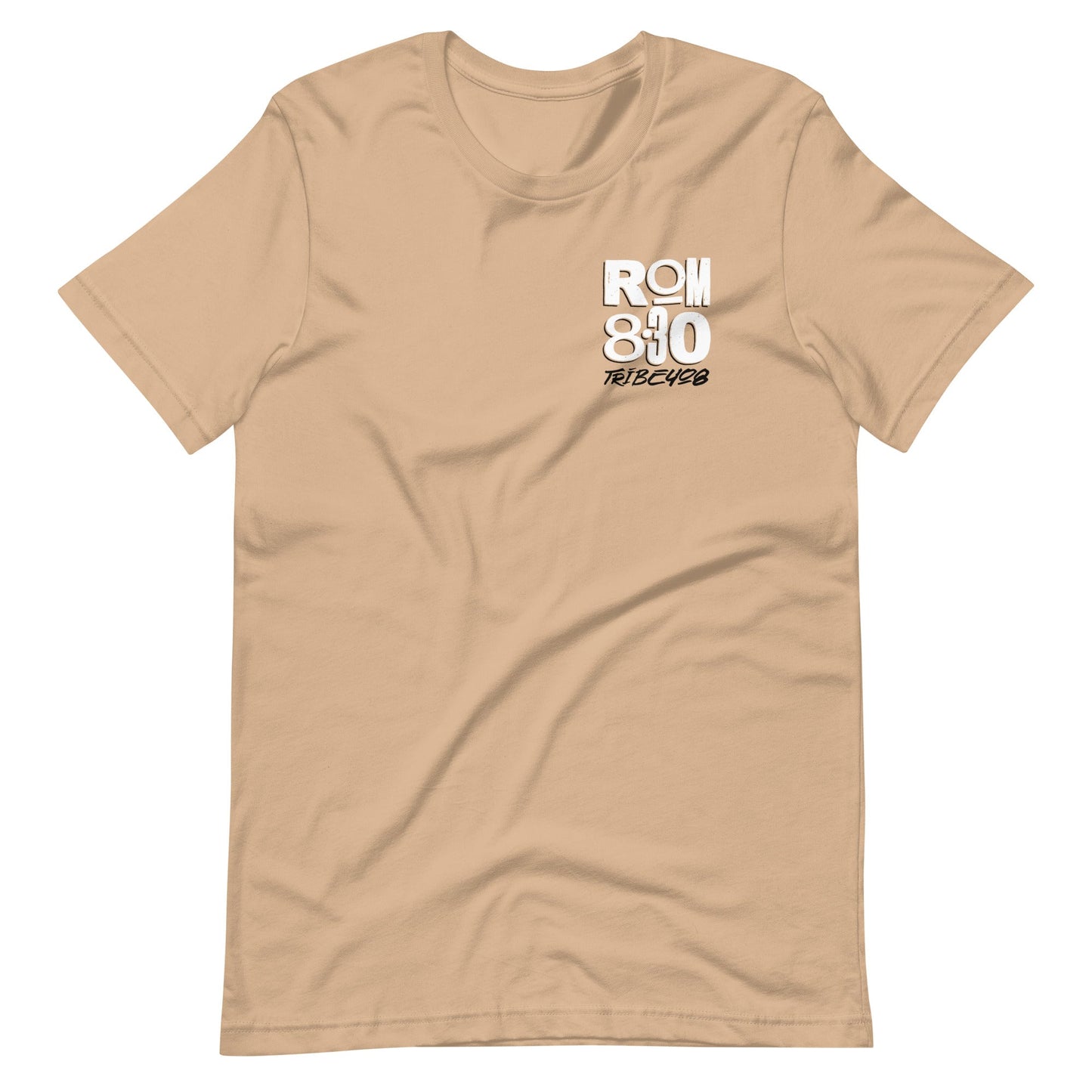 Tan short sleeve CCFG Tee, Front, Christian Apparel