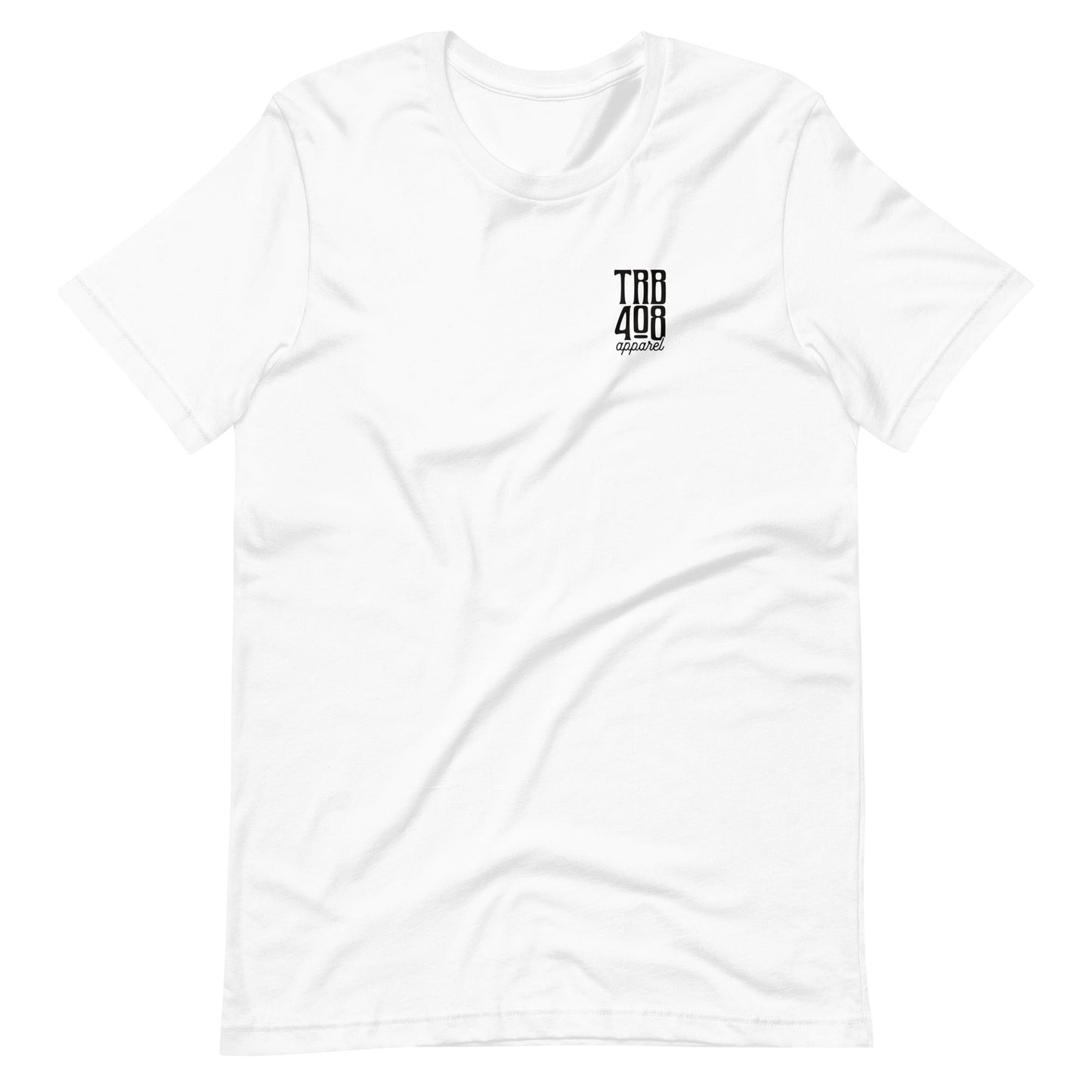 White short sleeve YHWH Flag Tee, Front, Christian Apparel