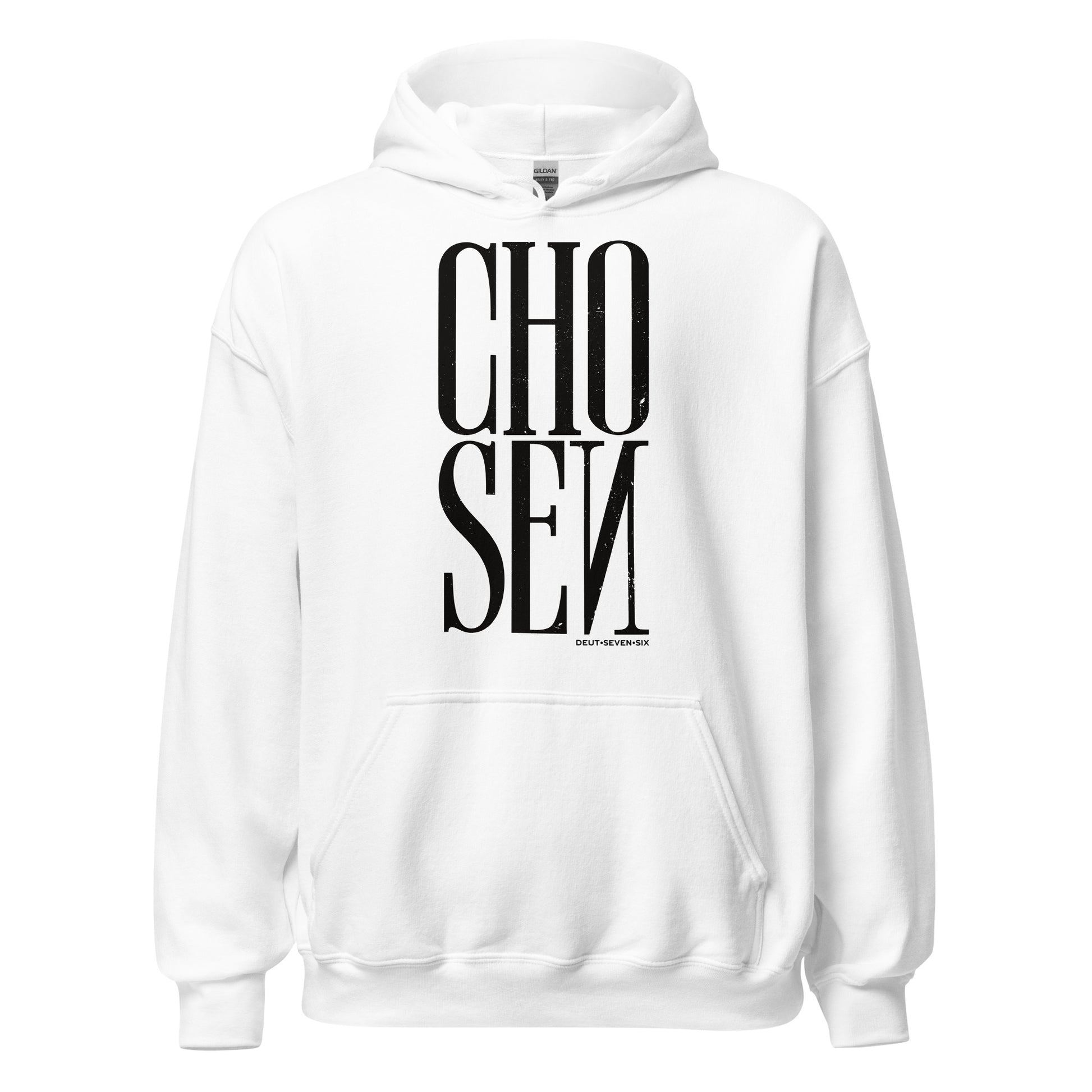 White His Will Hoodie, Front, Christian Apparel