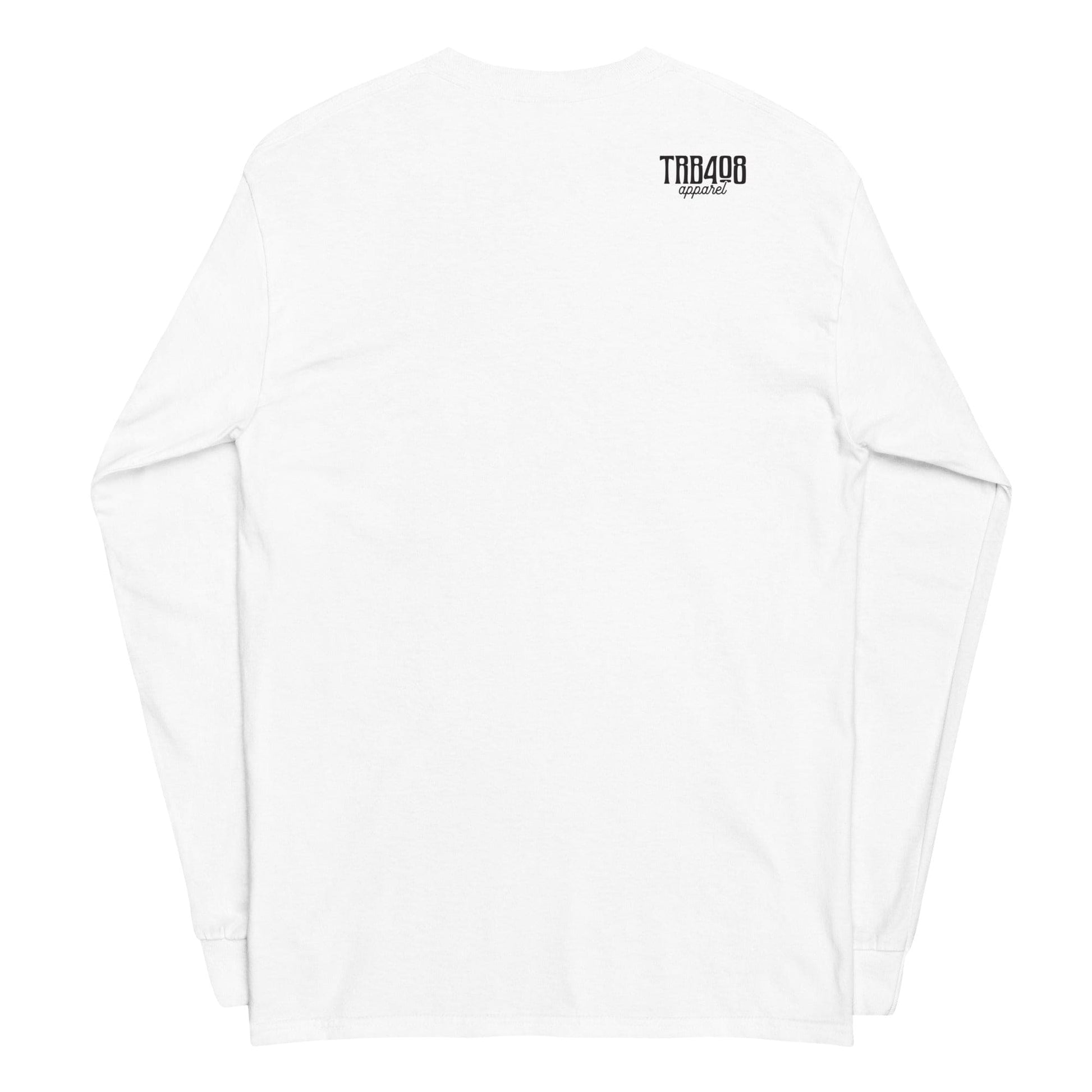 White long sleeve Chosen Tee, Back, Christian Apparel