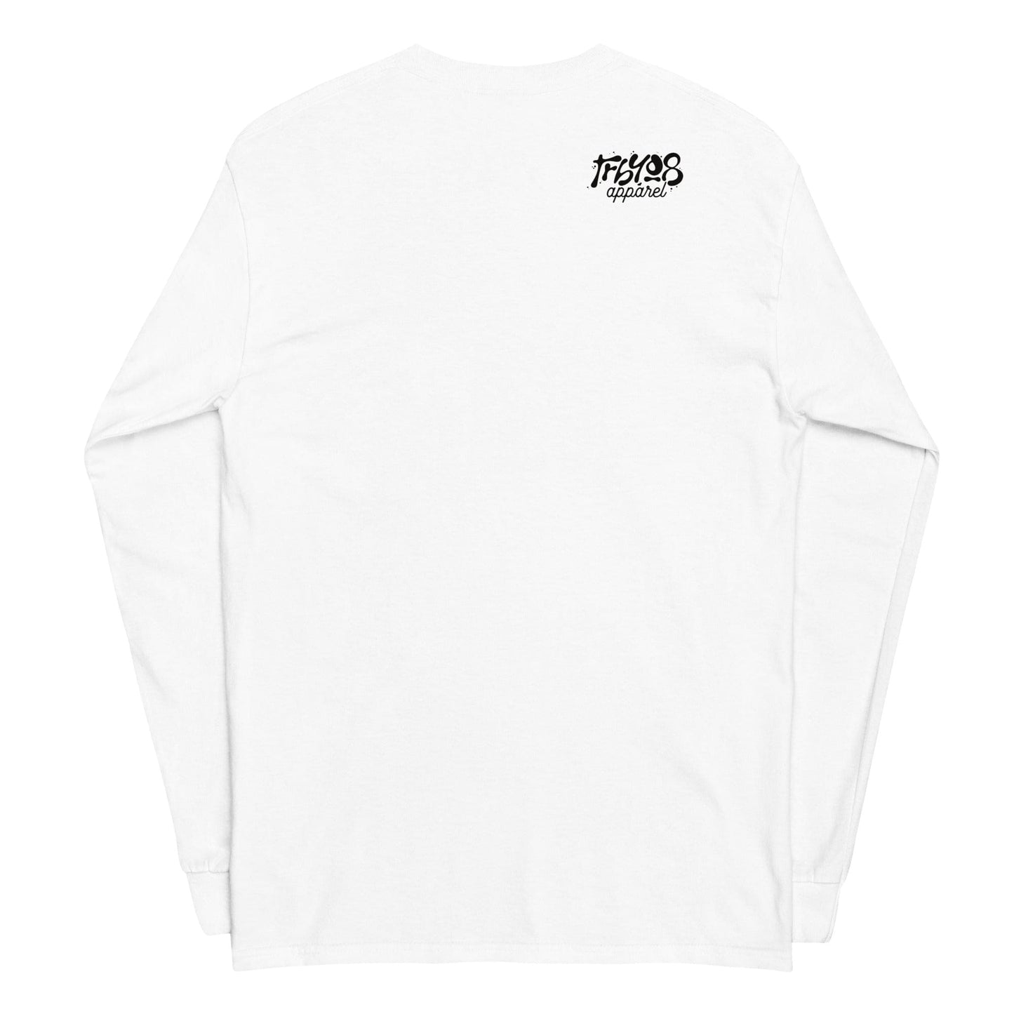 White long sleeve Let's Go Tee, Back, Christian Apparel