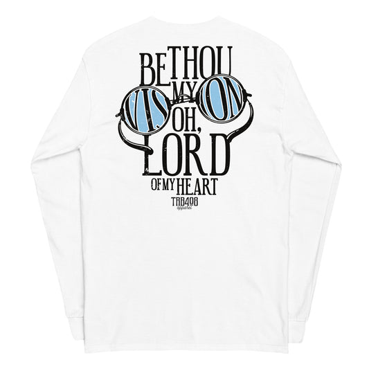 White long sleeve Vision Tee, Back, Christian Apparel