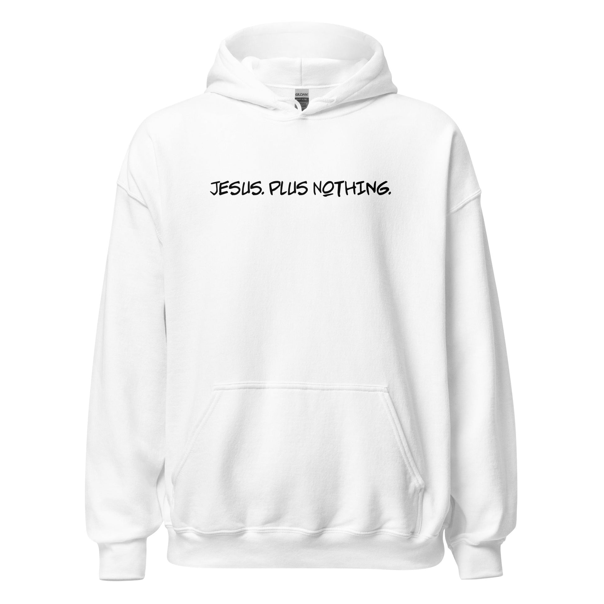 White Nothing Hoodie, Front, Christian Apparel