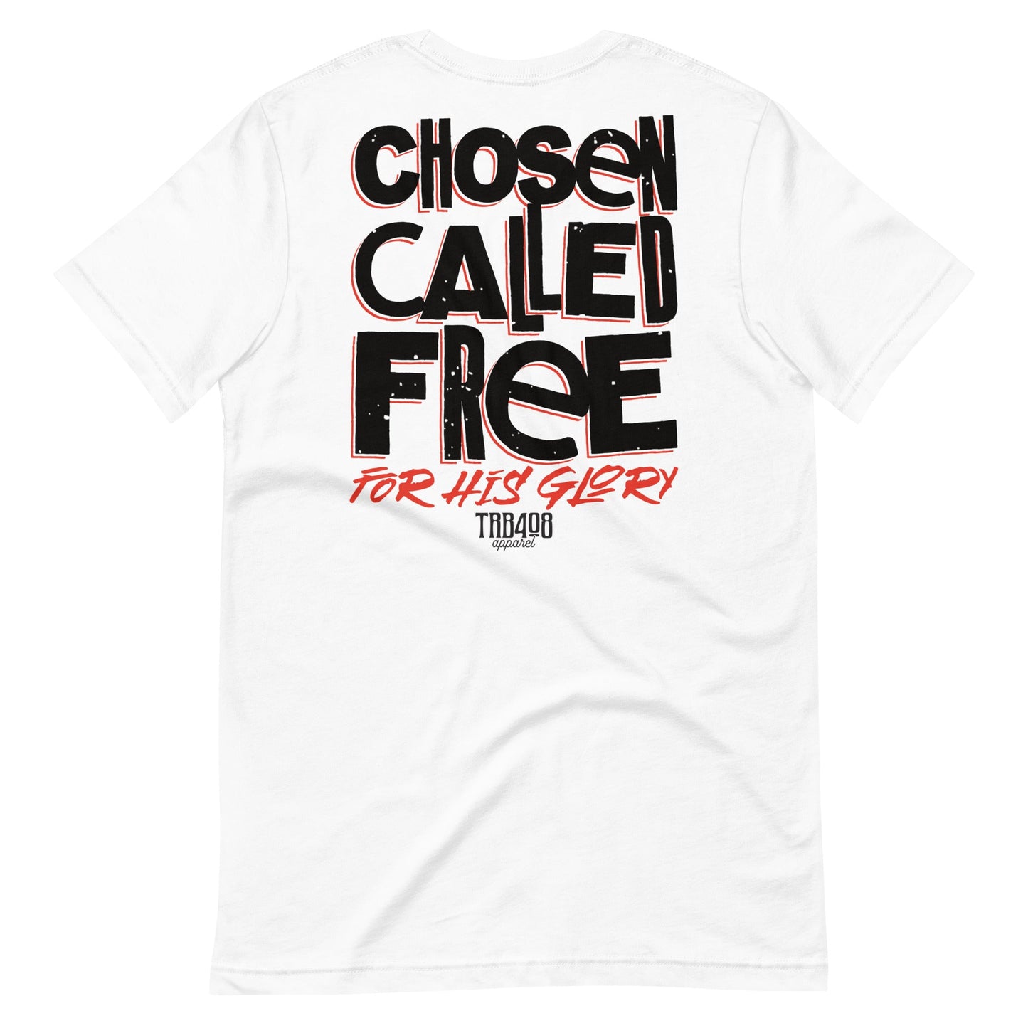 White short sleeve CCFG Tee, Back, Christian Apparel