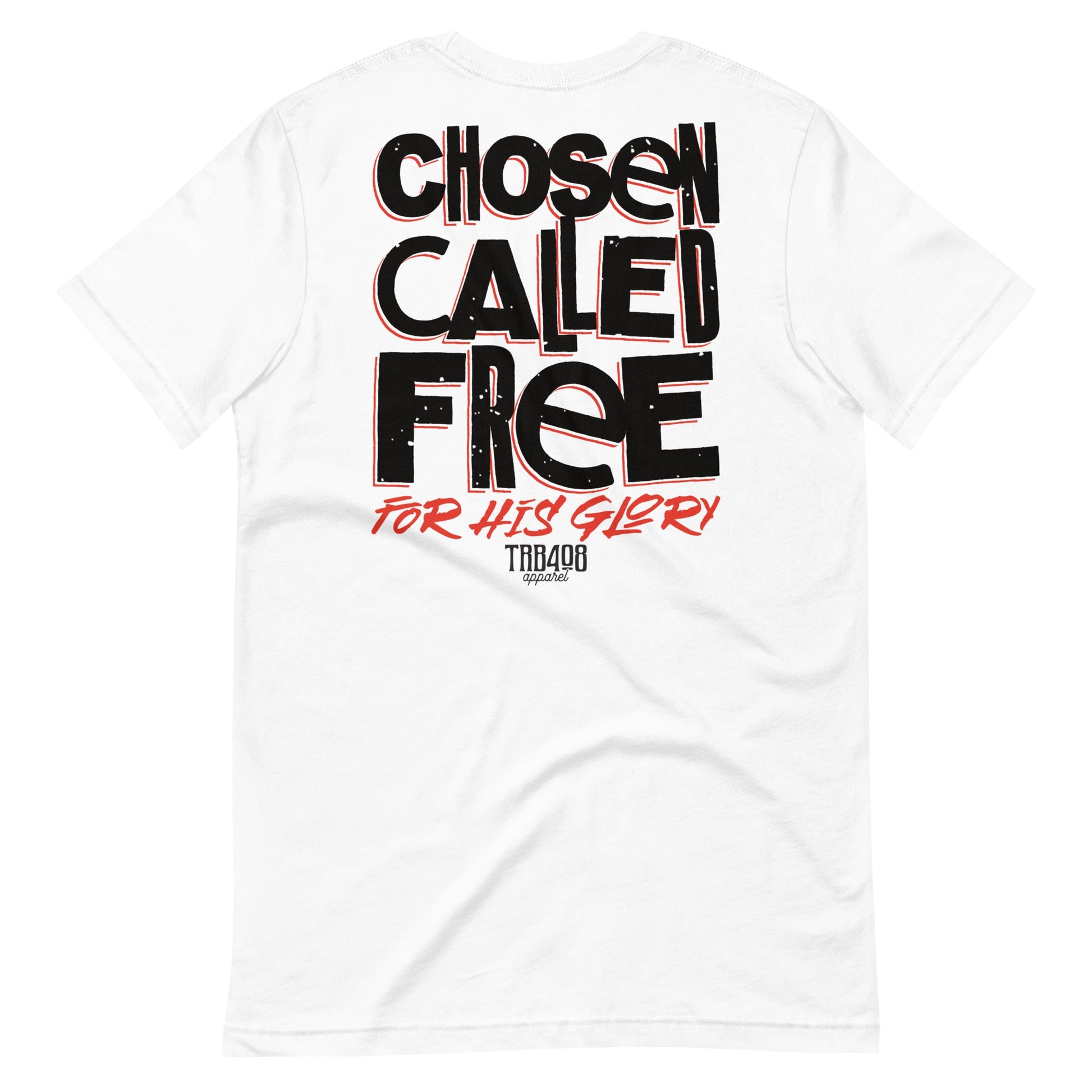 White short sleeve CCFG Tee, Back, Christian Apparel