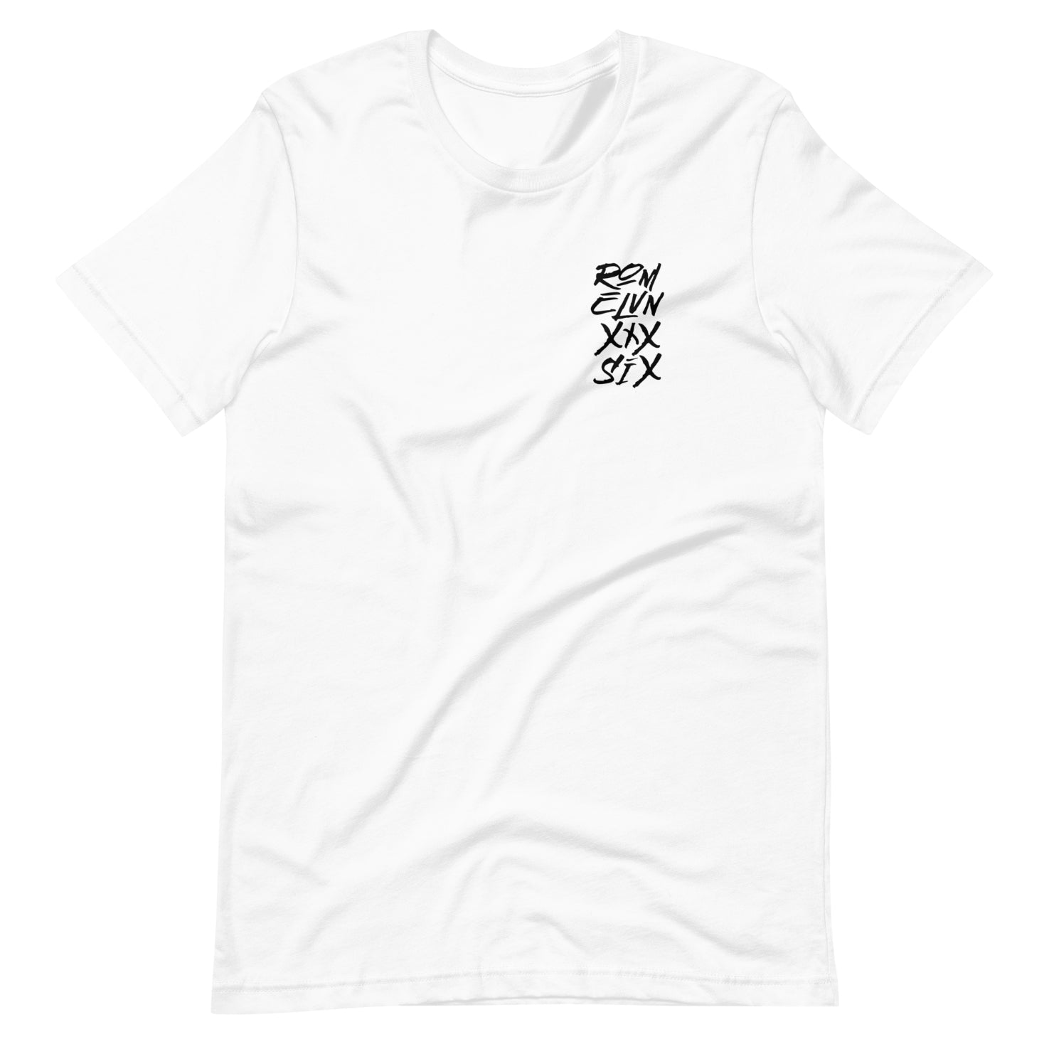 White short sleeve Dust & Glory Tee, Front, Christian Apparel