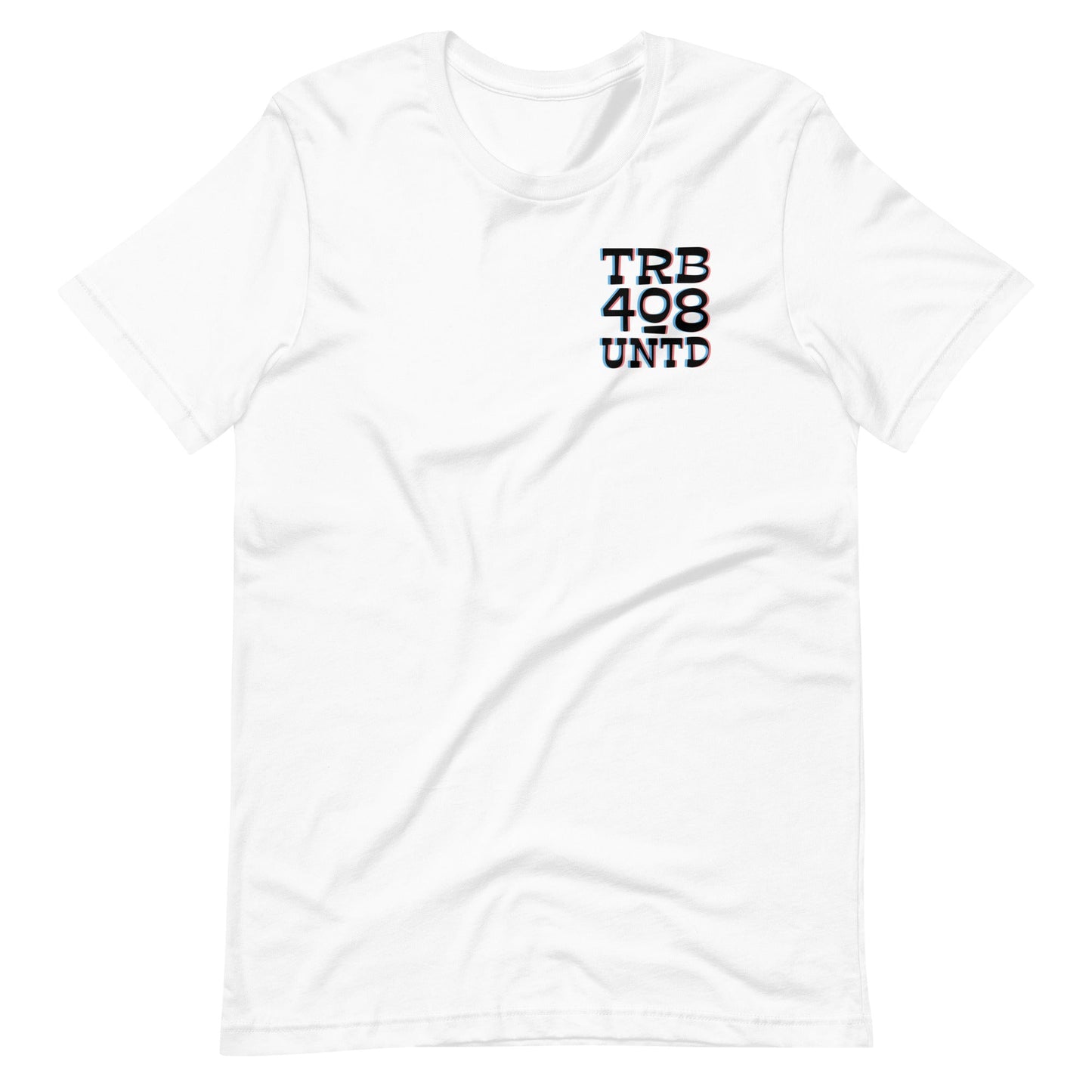 White short sleeve Tribe 3D Tee, Front, Christian Apparel