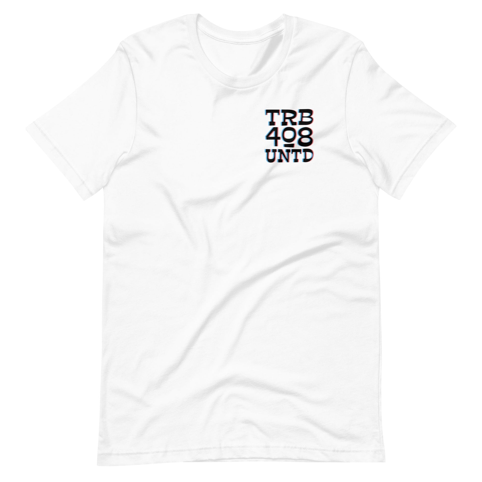 White short sleeve Tribe 3D Tee, Front, Christian Apparel