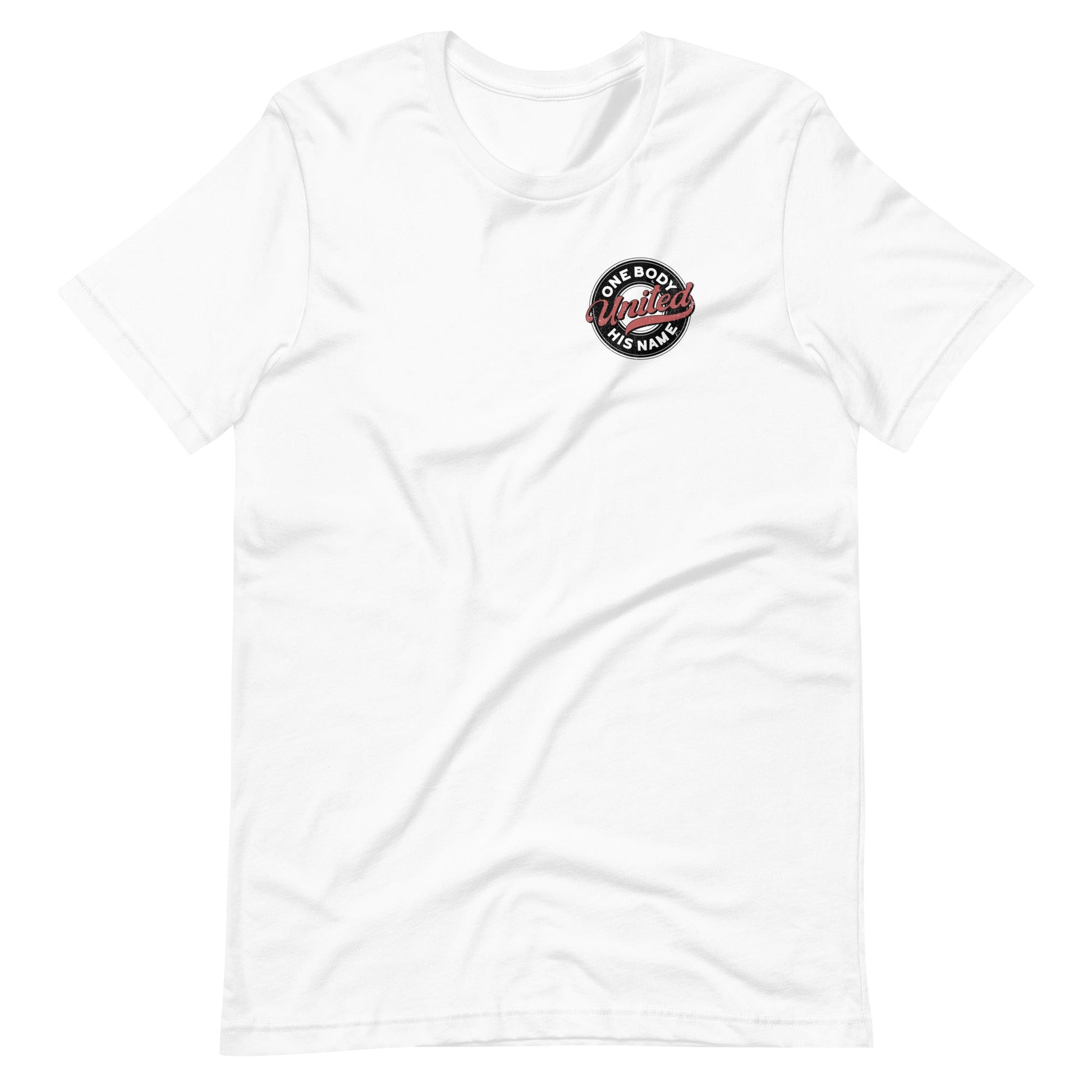 White short sleeve United Retro Ring Tee, Front, Christian Apparel