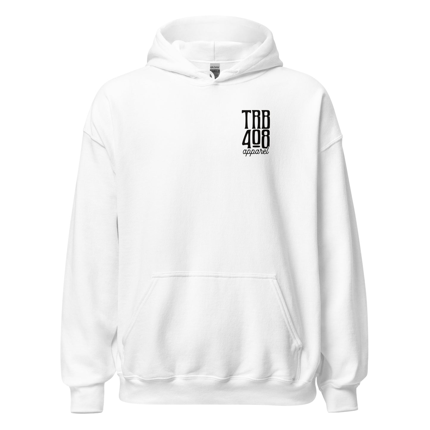 White The Church Hoodie, Front, Christian Apparel
