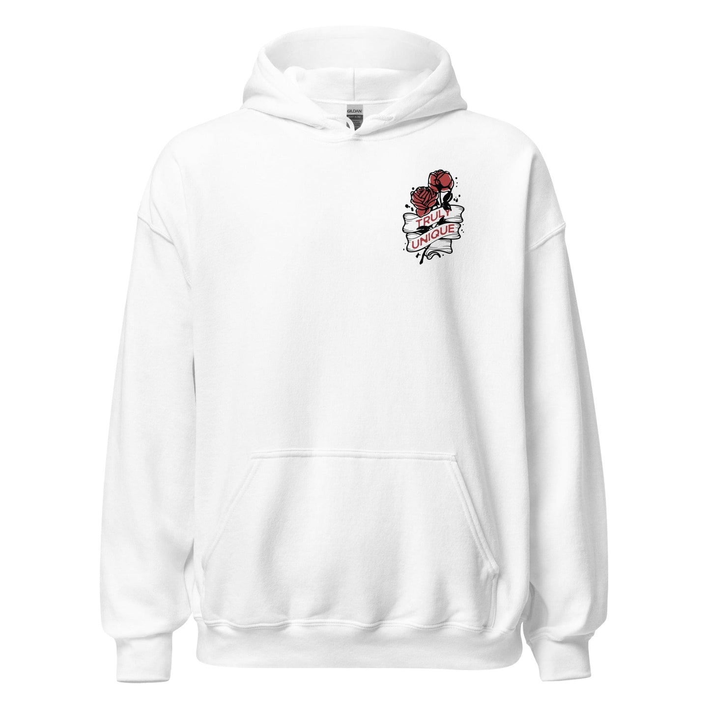 White Unique Hoodie, Front, Christian Apparel