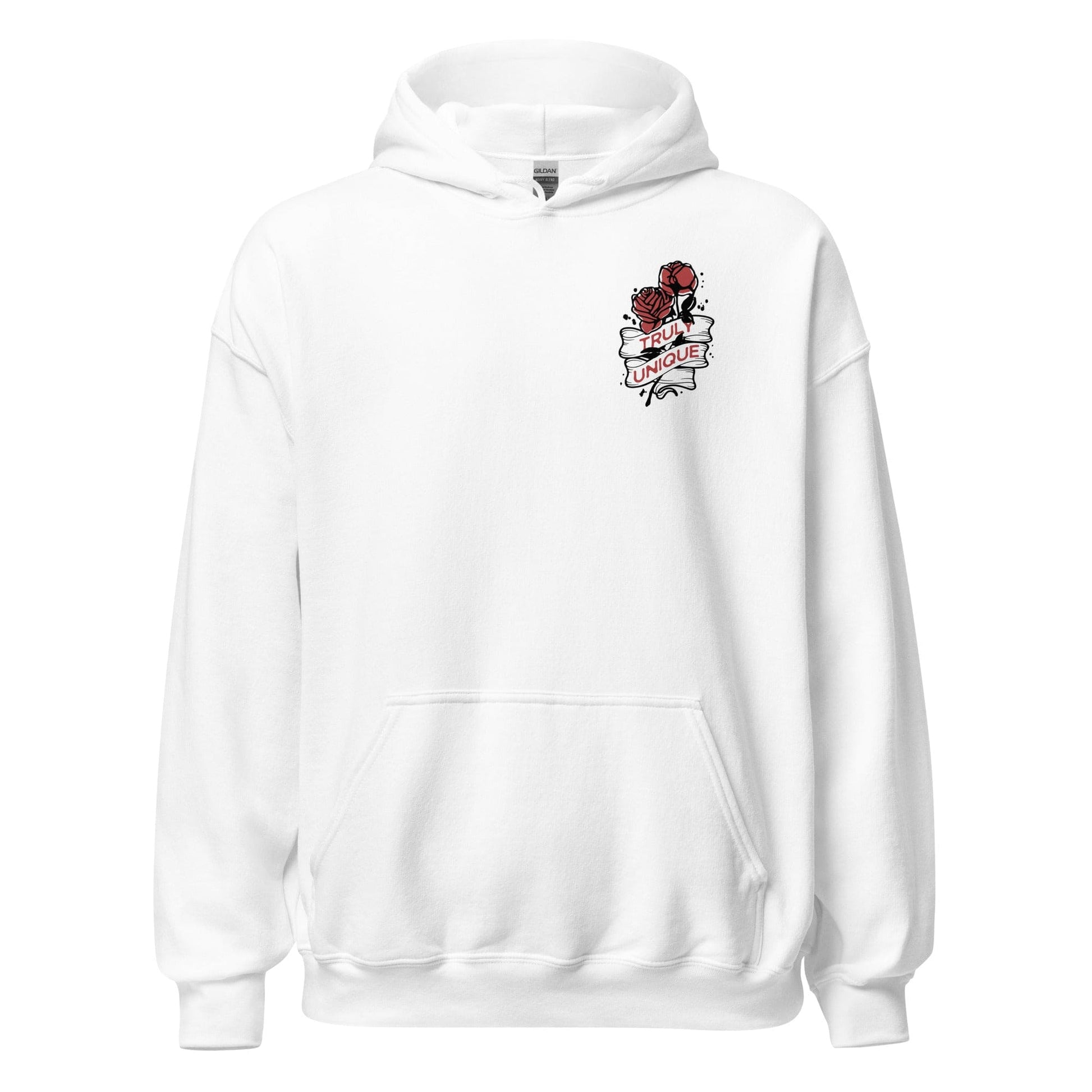 White Unique Hoodie, Front, Christian Apparel