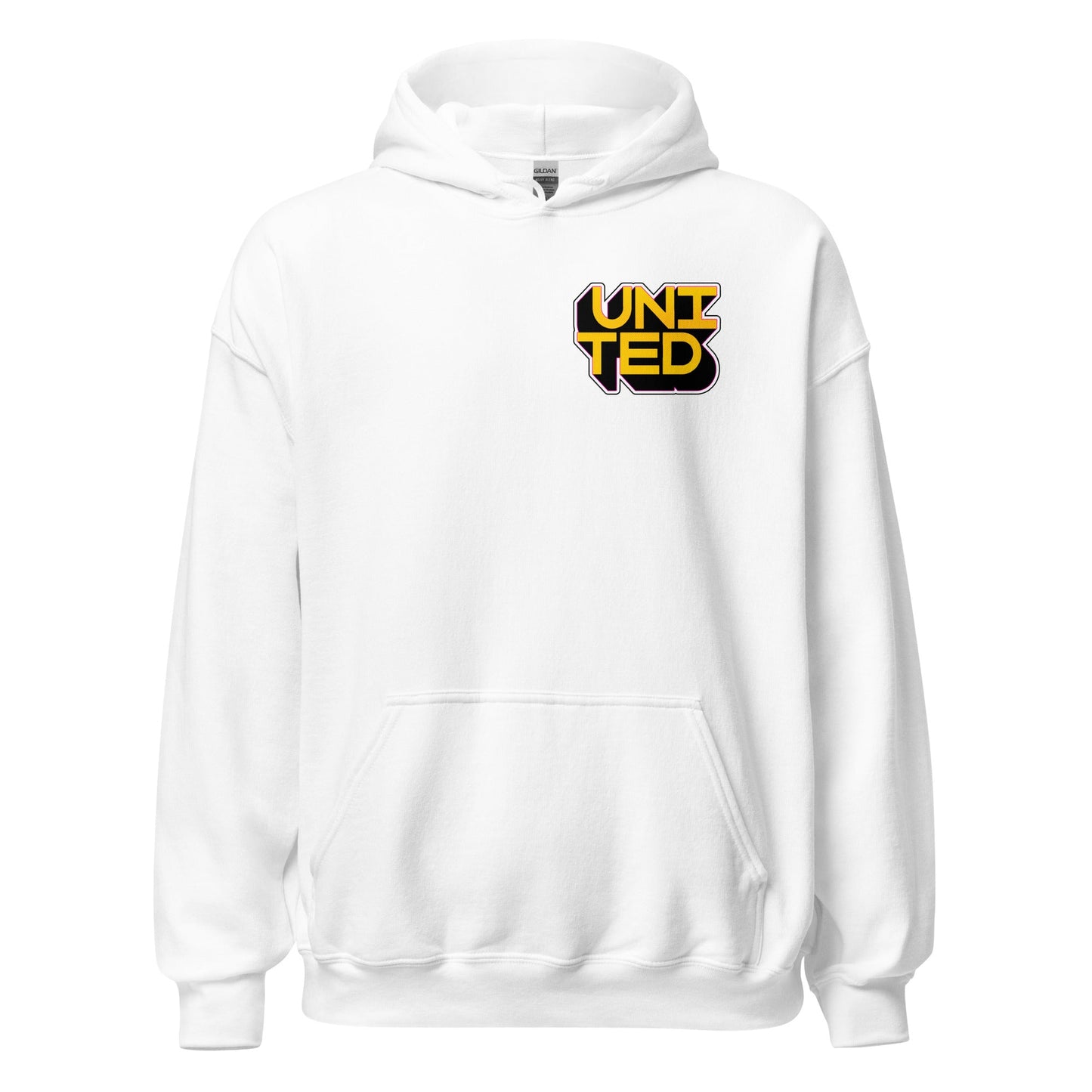 White United 3D Hoodie, Front, Christian Apparel
