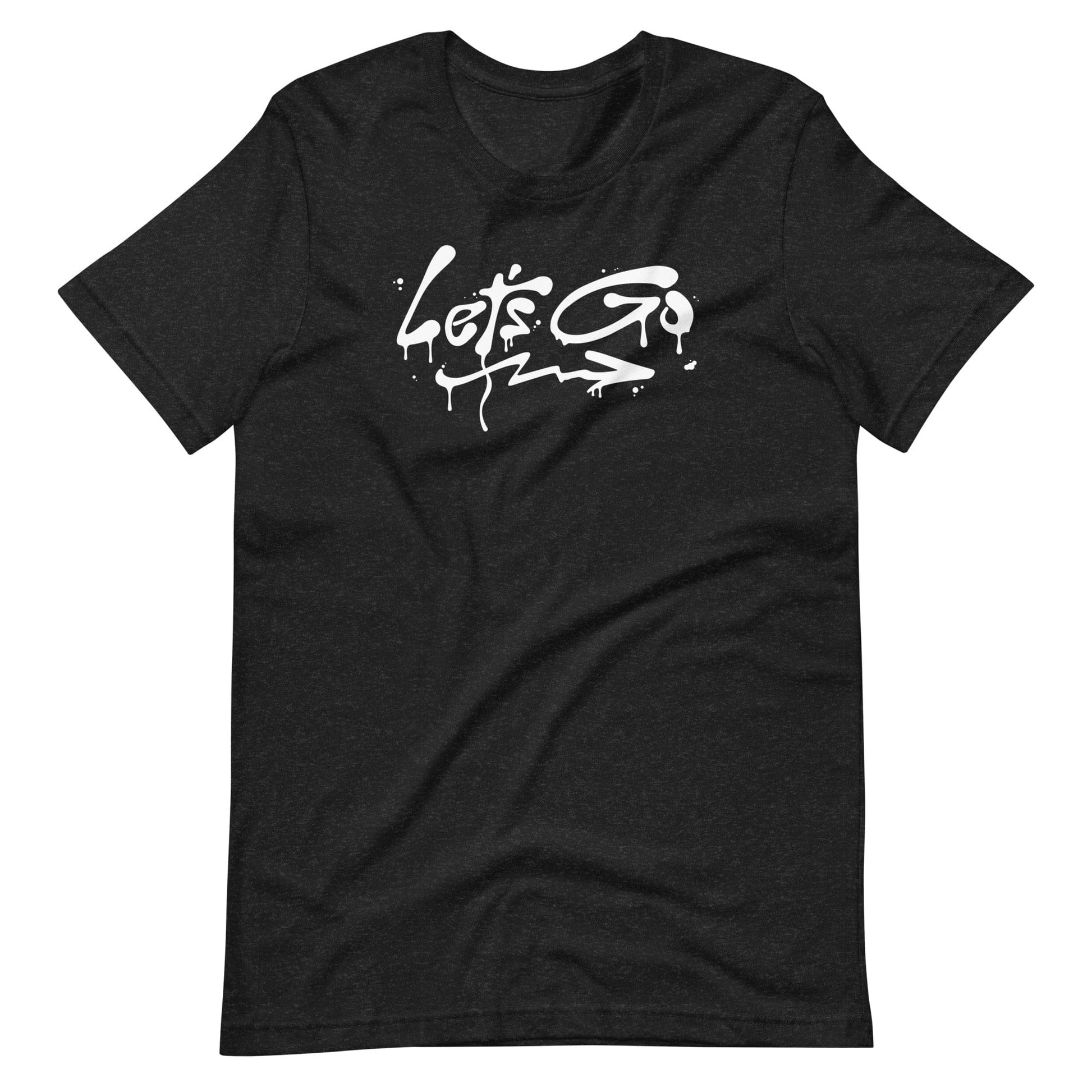 Black short sleeve Let's Go Tee, Front, Christian Apparel