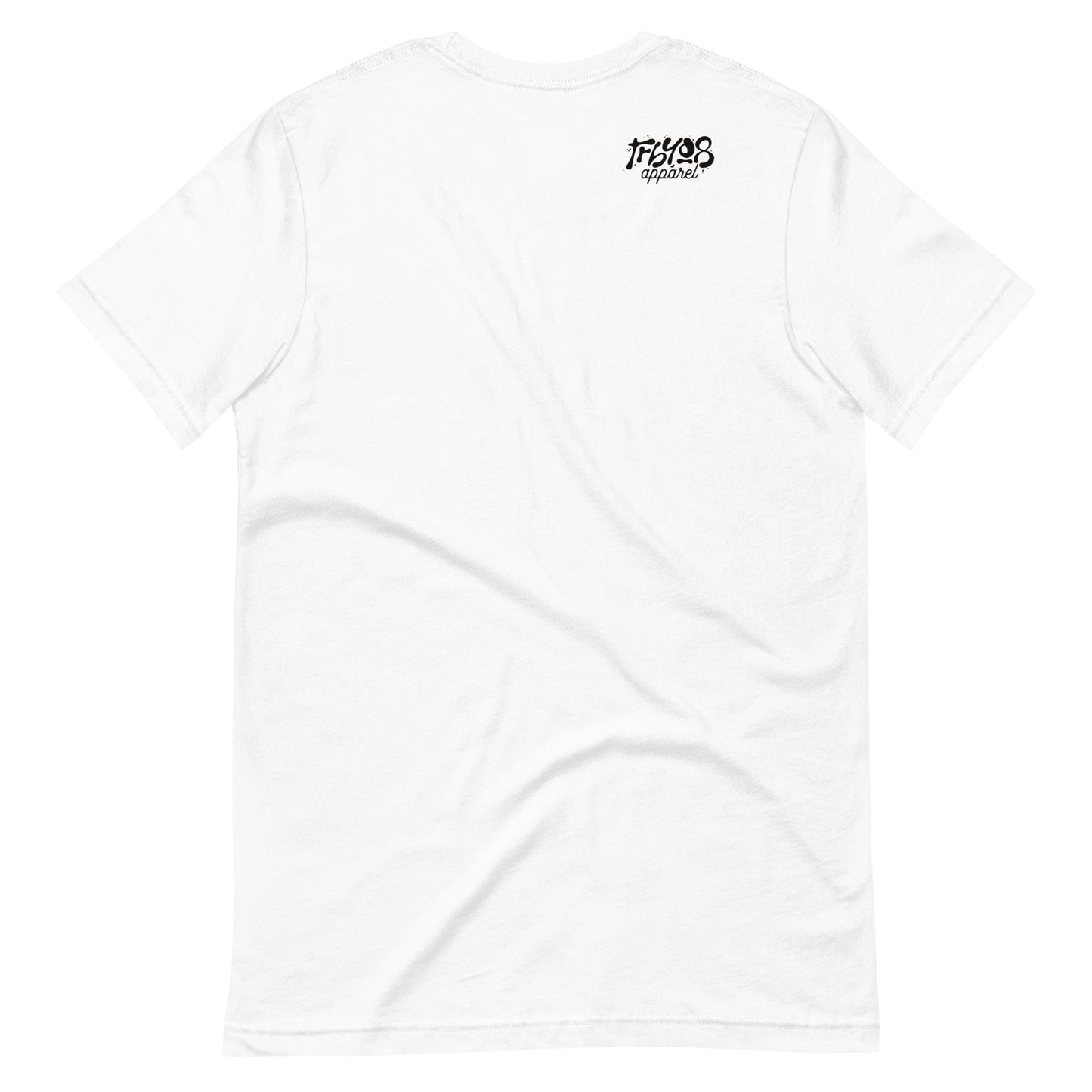 White short sleeve Let's Go Tee, Back, Christian Apparel