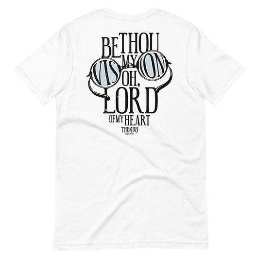 White short sleeve Vision Tee, Back, Christian Apparel