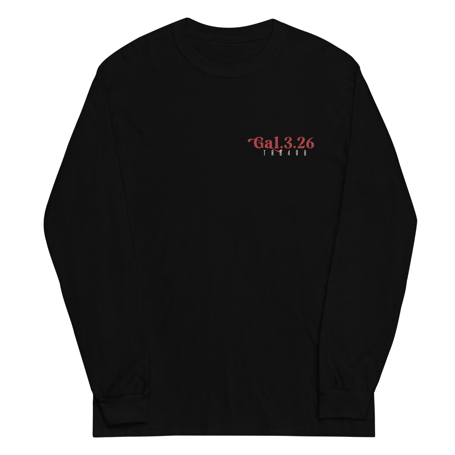 Black long sleeve Child Of God Tee, Front, Christian Apparel