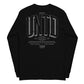 Black long sleeve Tall UNTD Tee, Back, Christian Apparel