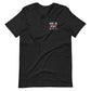 Black short sleeve G328 Cross-Out Tee, Front, Christian Apparel